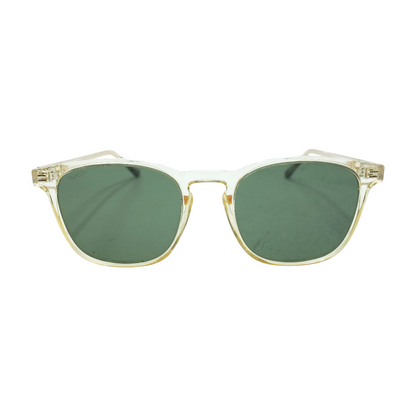 Gold Nick Square Sunglasses