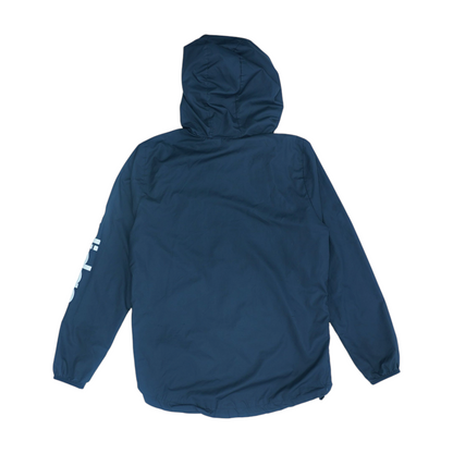 Black Solid Rain Jacket
