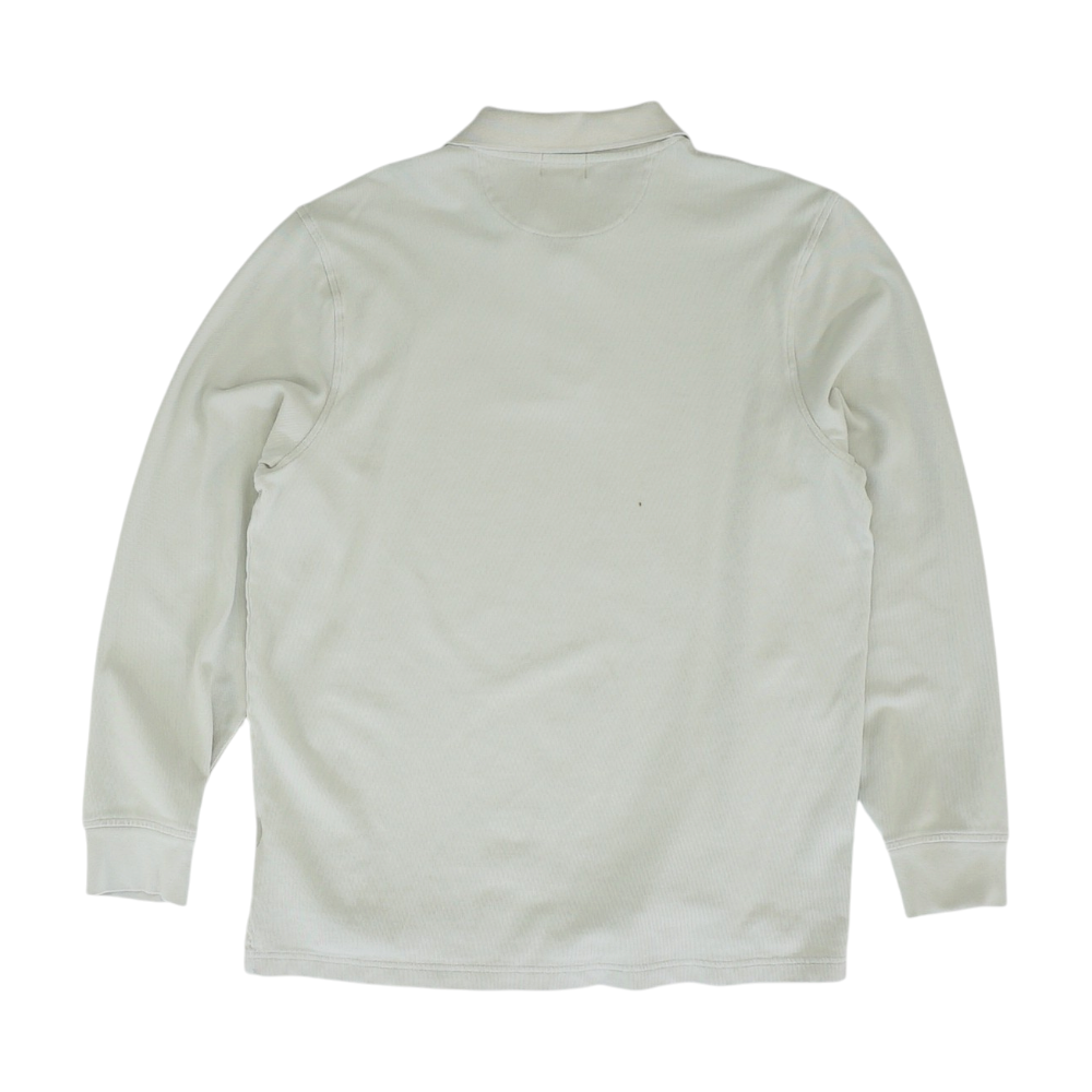 J.Crew Tan Solid Long Sleeve Polo – Image 2