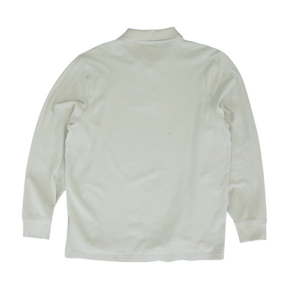 J.Crew Tan Solid Long Sleeve Polo – Image 2