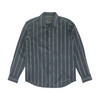 Gray Striped Long Sleeve Button Down