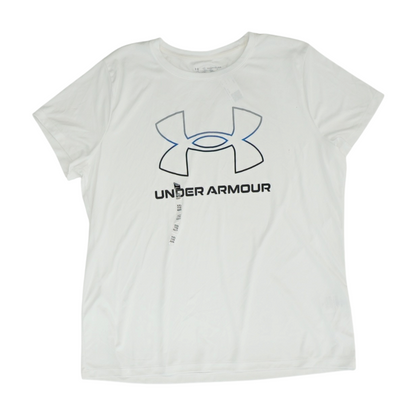 White Solid Active T-Shirt