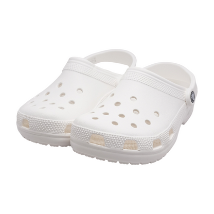 White Slip-On Flats