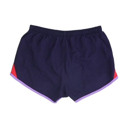 Purple Color Block Active Shorts