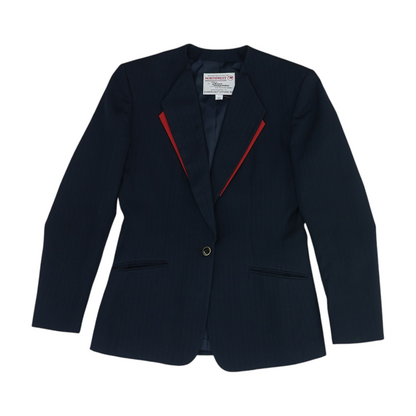 Vintage Navy Tall Solid Blazer