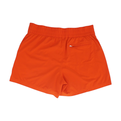 Red Solid Active Shorts