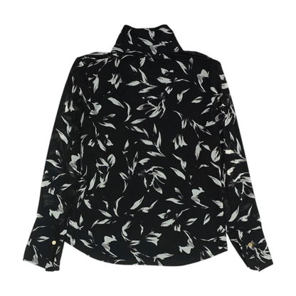 INC International Concepts Black Print Blouse – Image 2