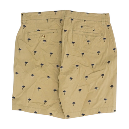 Khaki Print Chino Shorts