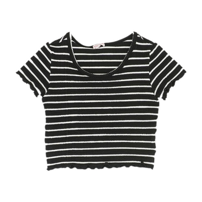 Black Striped Blouse