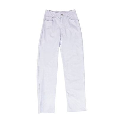 Lavender Five Pocket Regular Pants