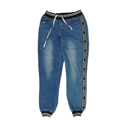 Blue Tapered Jeans
