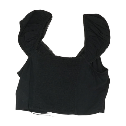 Black Cropped Blouse