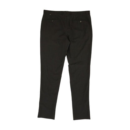 Charcoal Solid Dress Pants