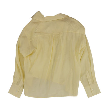Yellow Solid Button Down