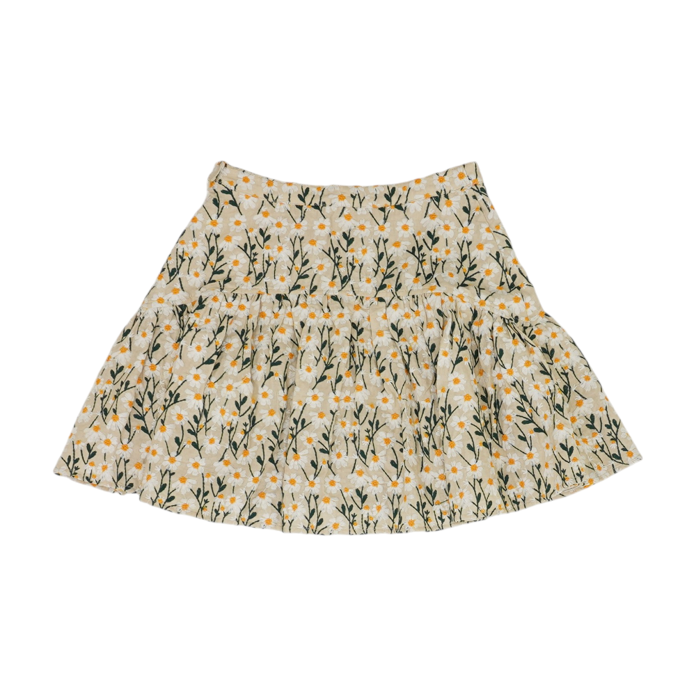 Avec Les Filles Beige Floral Mini Skirt – Image 2