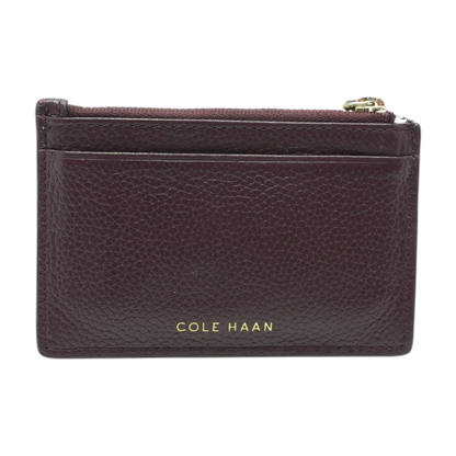 Burgundy Card Case Wallet