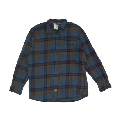 Multi Tall Plaid Flannel Button Down