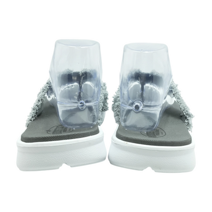 Gray Flip-Flop Sandals