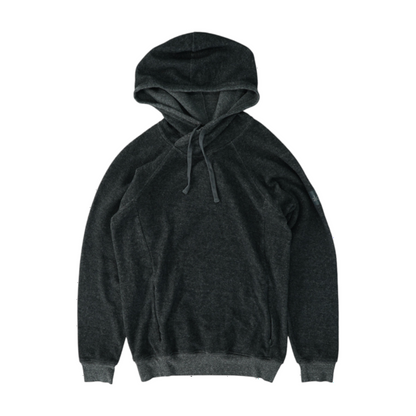 Gray Solid Hoodie Pullover