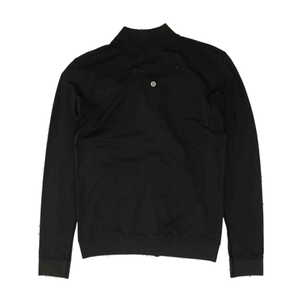 Black Solid Active Jacket