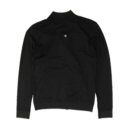 Black Solid Active Jacket