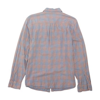 Pink Check Long Sleeve Button Down