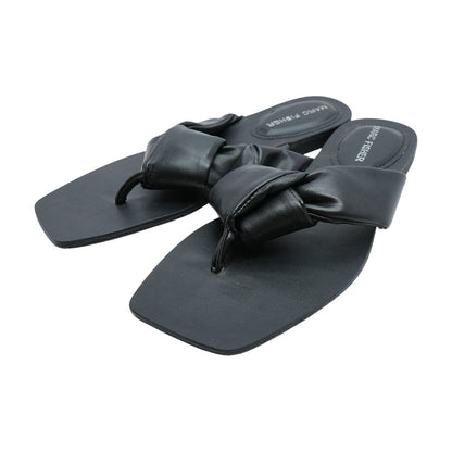 Black Flat Sandals