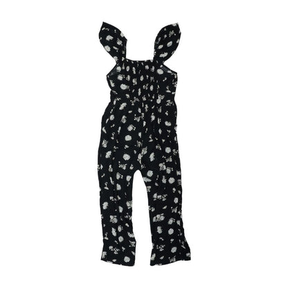 Black Floral Jumpsuit