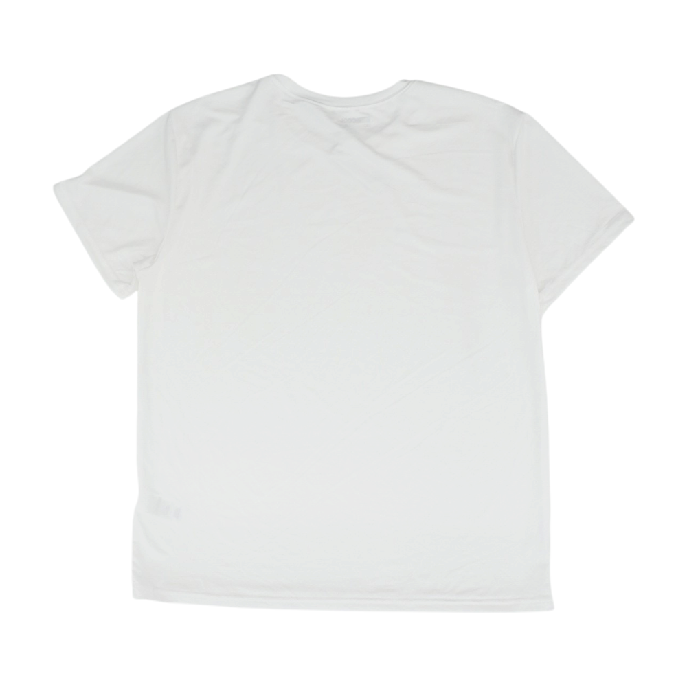 White Solid Active T-Shirt