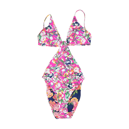 Pink Floral One-Piece