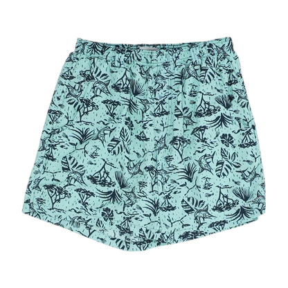 Blue Tropical Swim Bottom