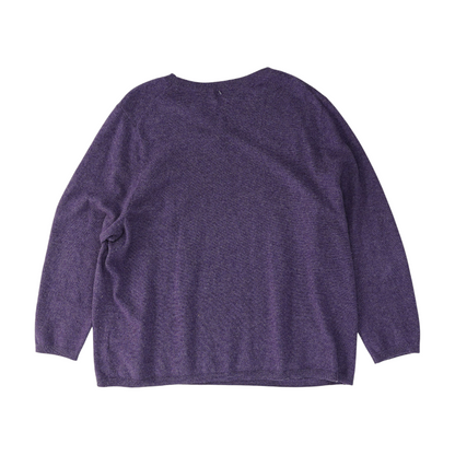 Purple Plus Pullover Sweater