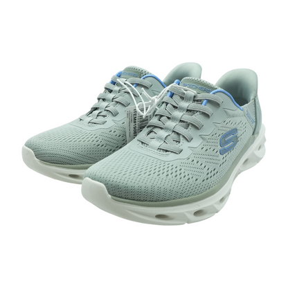 Gray Low-Top Athletic Shoes