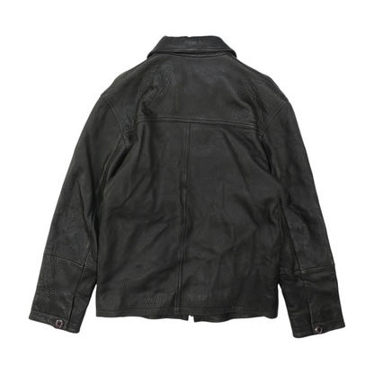 Vintage Black Solid Jacket
