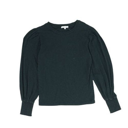 Black Crewneck Knit Top