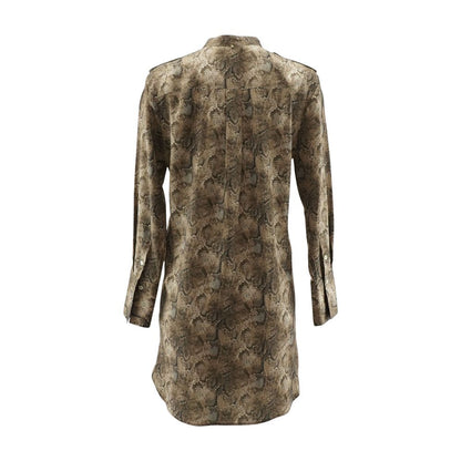 Brown Animal Mini Dress