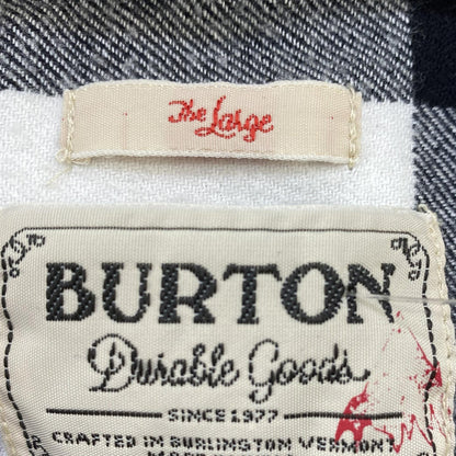 Vintage Black Plaid Flannel Button Down