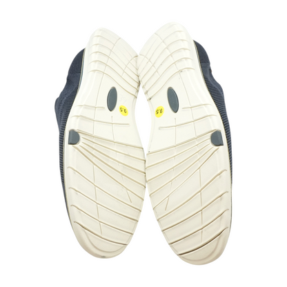Navy Lace-Up Dress Shoes