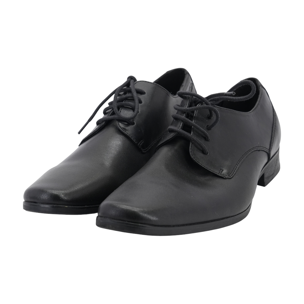 Black Lace-Up Dress Shoes