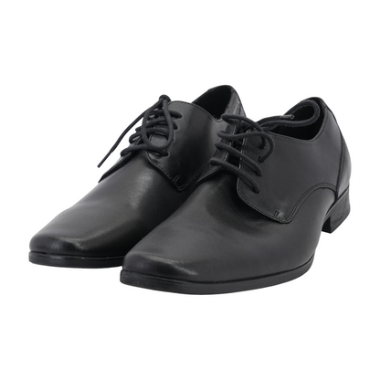 Black Lace-Up Dress Shoes