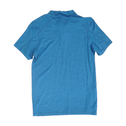 Teal Solid Short Sleeve Polo