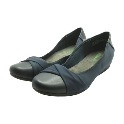 Navy Ballet Flats