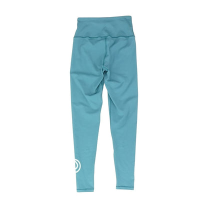 Blue Solid Leggings