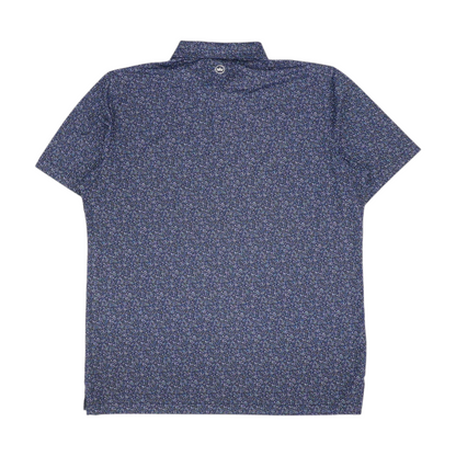 Blue Print Short Sleeve Polo