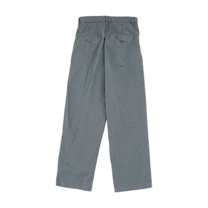 Blue Solid Chino Pants
