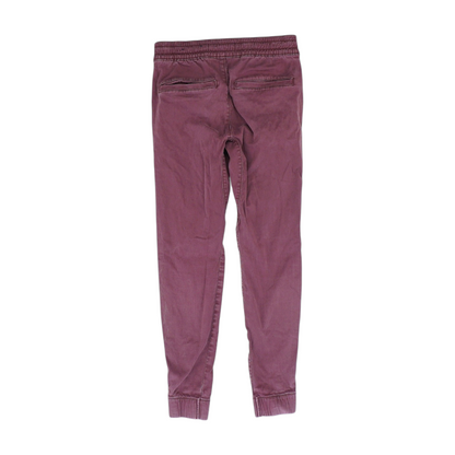 Maroon Tapered Pants