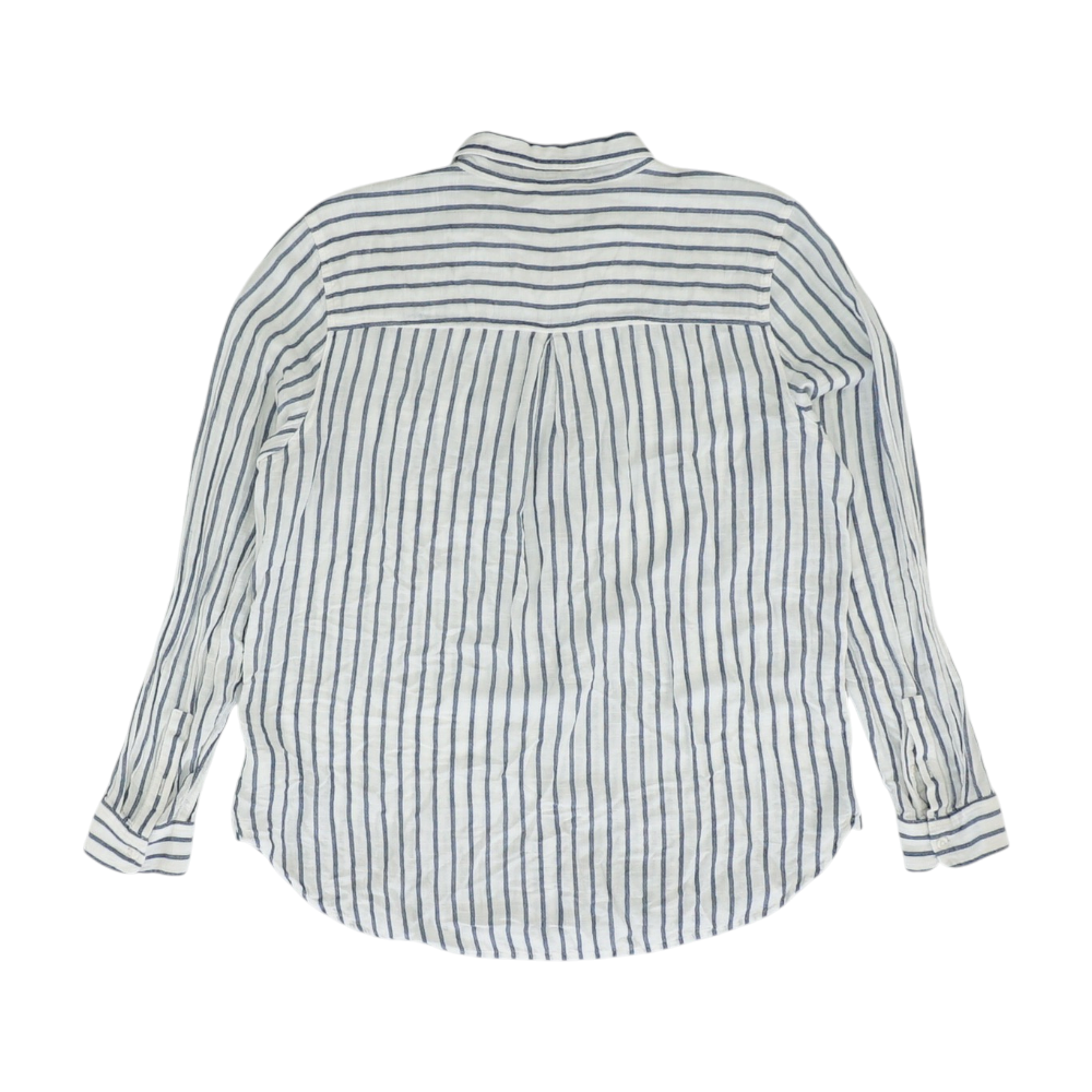 White Striped Button Down