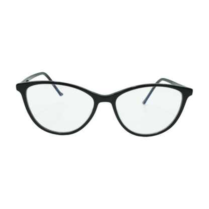 Black Oval Prescription Eyewear