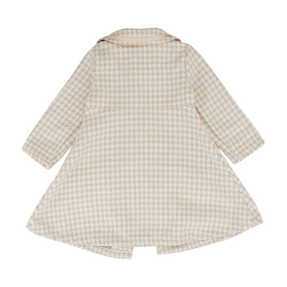 Pink Houndstooth Coat