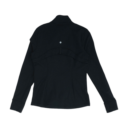 Black Solid Active Jacket
